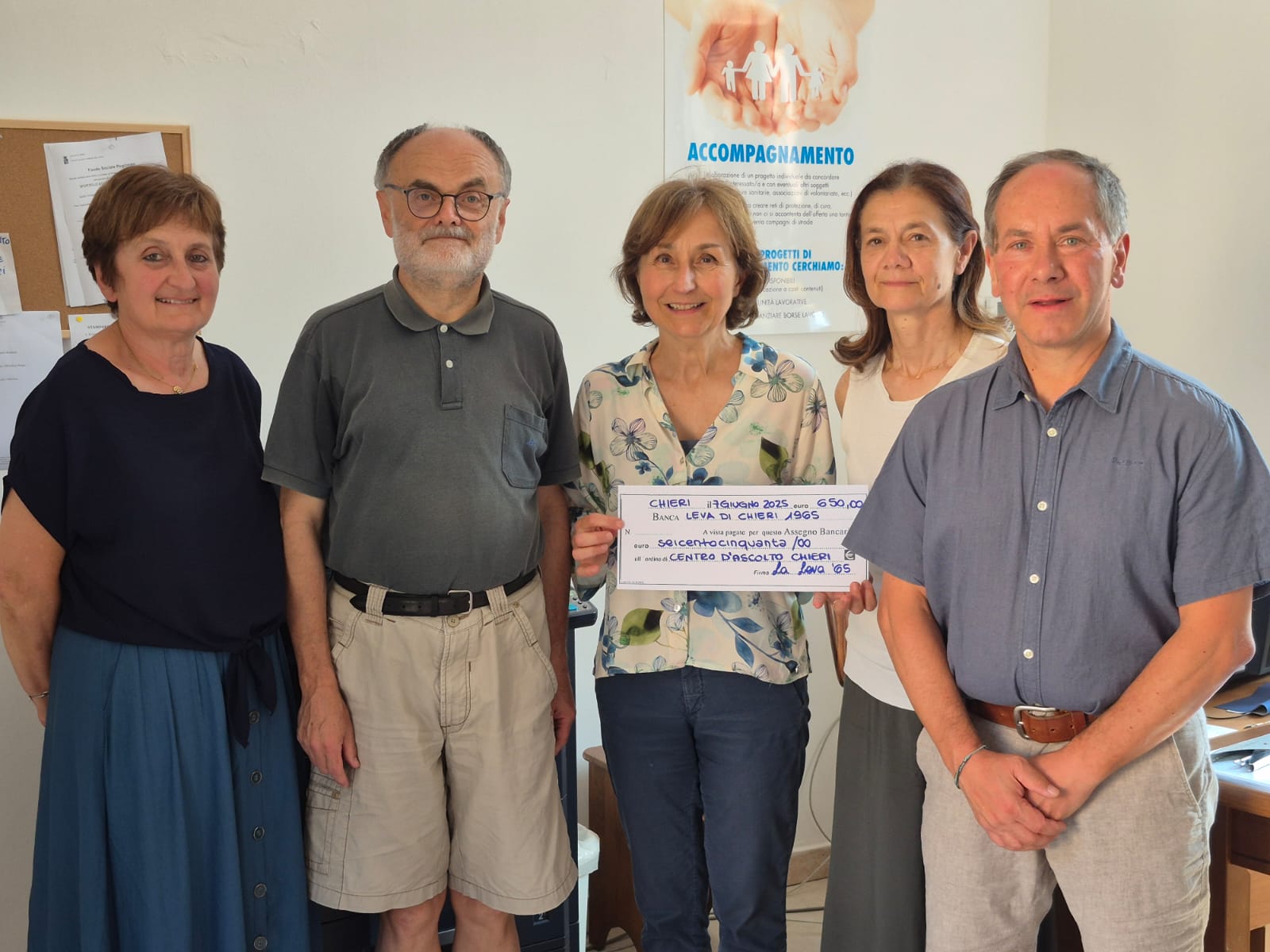 Un donazione inaspettata